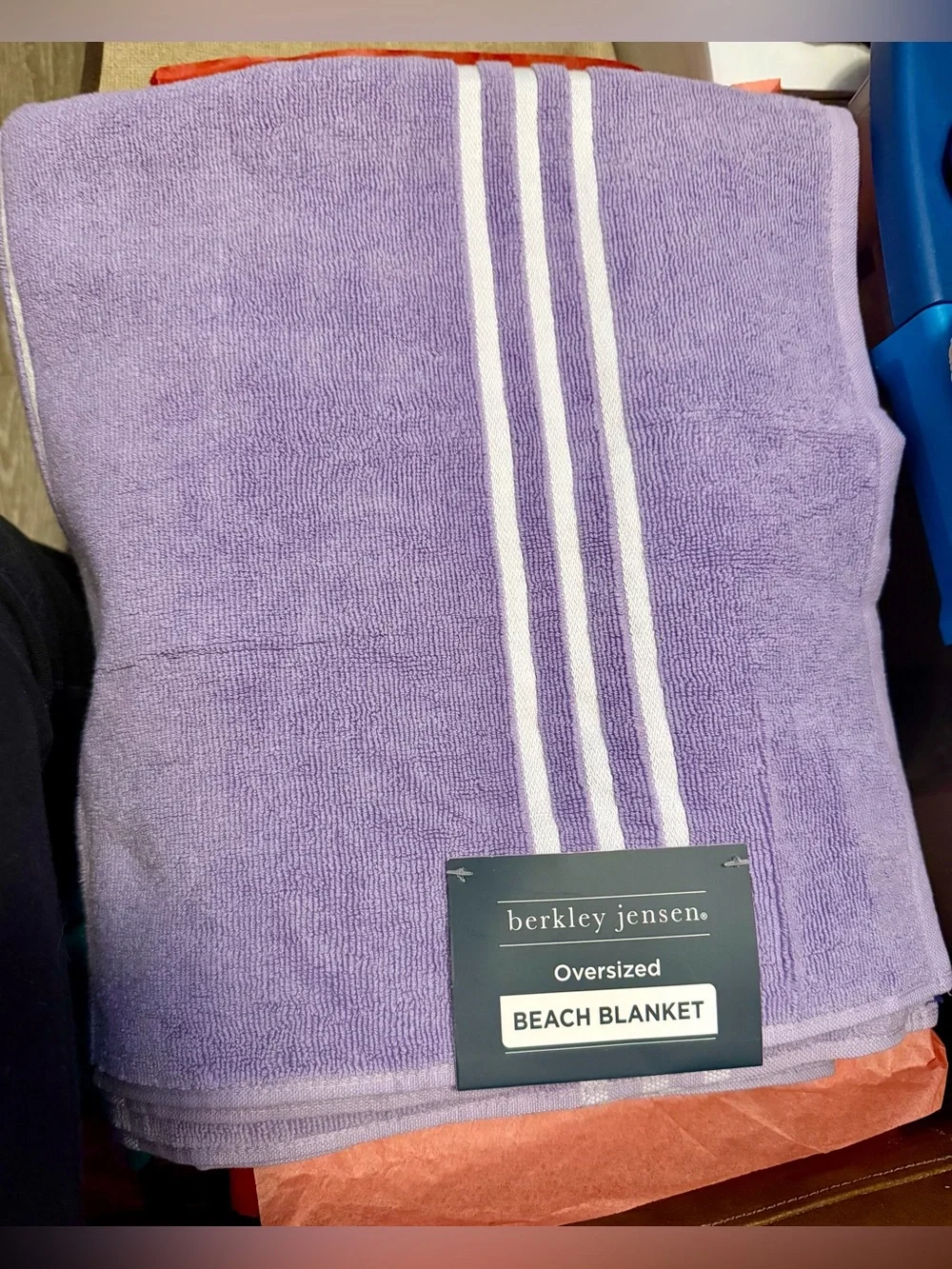Berkley Jensen Oversized Beach Blanket - NEW